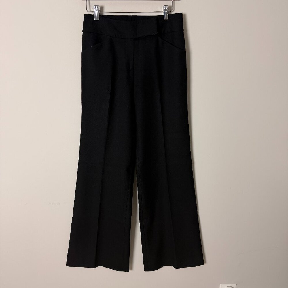 2/$30 Antonio Melani Flat Front Black Pant